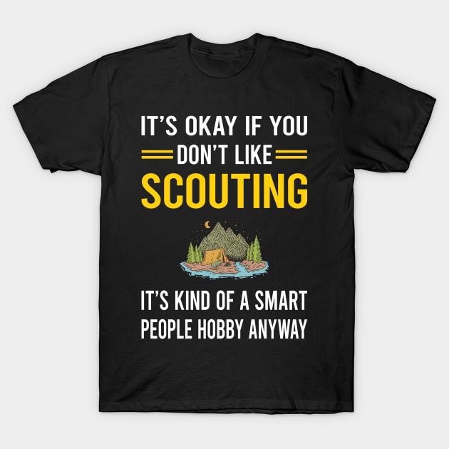 Smart People Hobby Scouting Scout Scouts T-Shirt by Bourguignon Aror